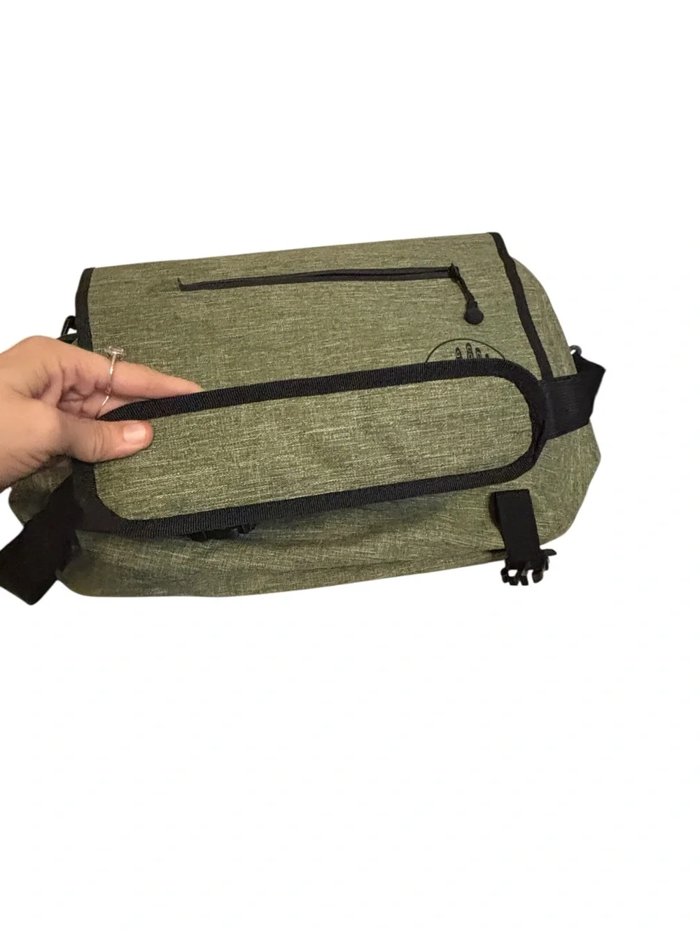 Body Glove Green Messenger Bag | Adjustable Crossbody Travel Bag